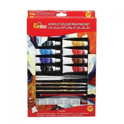 Ensemble De Peinture Aquarelle 20Pcs