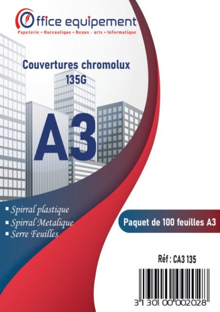 Papier couche A3 135G
