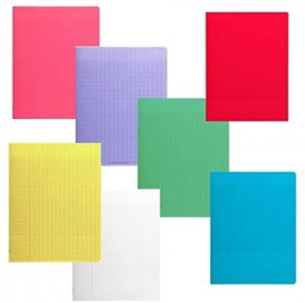 Cahier A5 96 Pages 60g 10X10 PLASTIFIE