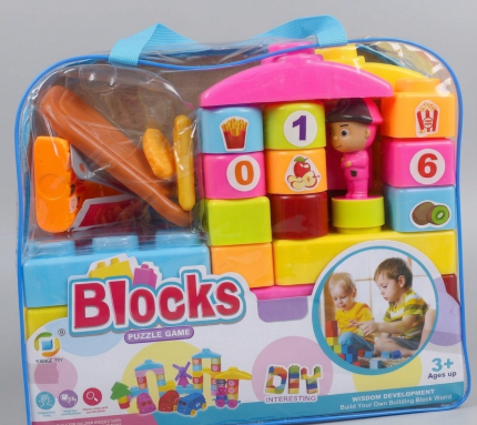 Le jeu de blocs de construction intelligents